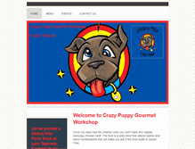 Tablet Screenshot of crazypuppygw.com
